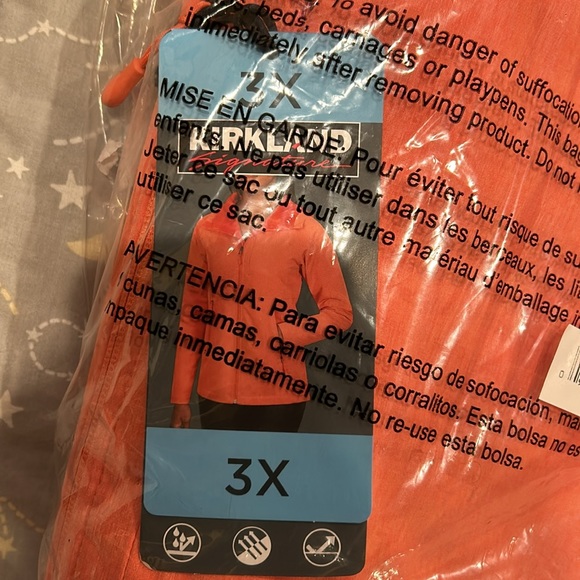 Kirkland Signature Ladies Softshell Jacket, Orange (3X) - Picture 4 of 8